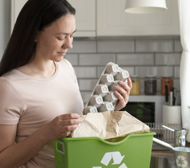 Beneficios del reciclaje de papel y cartón en edificios residenciales